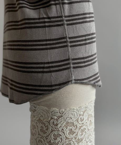 【USED】 GAP Border Pattern Thermal Top / 260613-004
