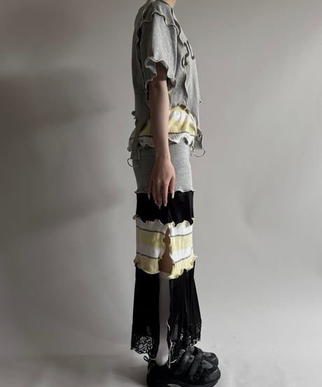 【Chinatsu Aoyama】 RE Mellow Top + Camisole Long One-Piece / 250710-020