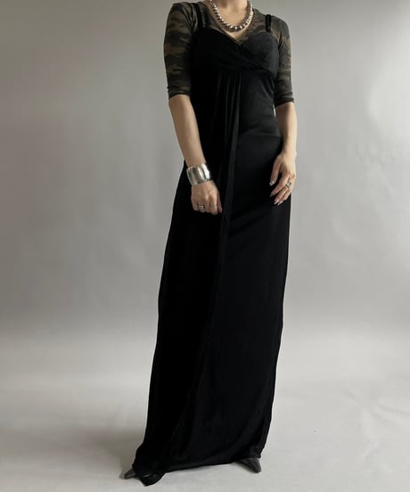 【USED】 Lame Camisole Long One-Piece /240803-020