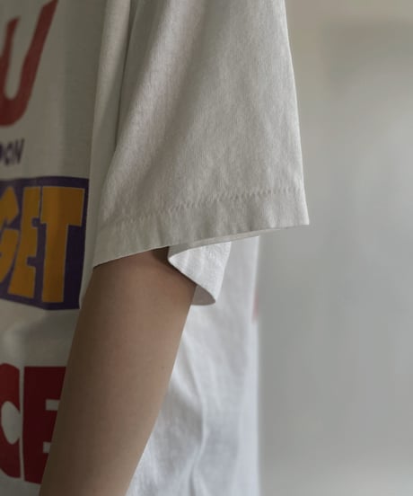 【USED】 Short Sleeved T-shirt “U SOON FOREGET THE PRACTICES”/ 220611-022
