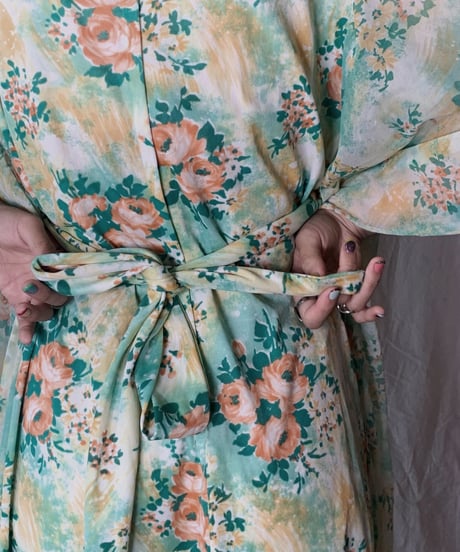 【USED】 Flower Patterned N/S Dress/210630-033