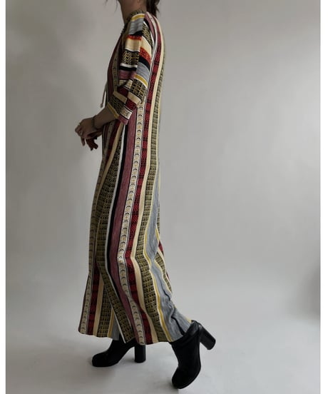 【USED】 Ethnic Short Sleeves One-piece / 220507-024