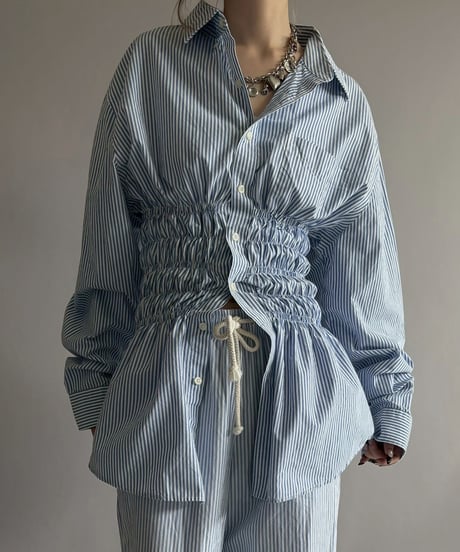 【RE;CIRCLE】 RE Shirring Shirt / 260409-013