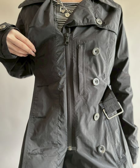 【USED】 The North Face nylon Trench Coat / 260314-008