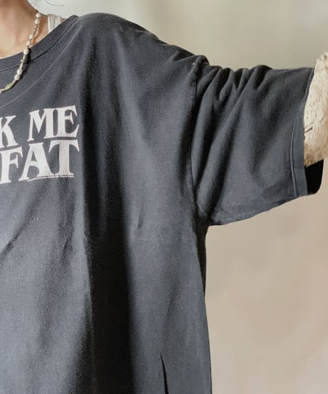 【USED】 S/S T-shirt FUCK ME I’M FAT/210801-046