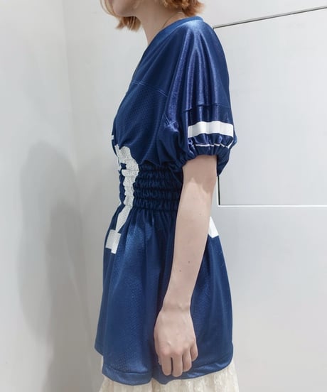 【RE;CIRCLE】 Shirring Football Shirt  /  250522-006