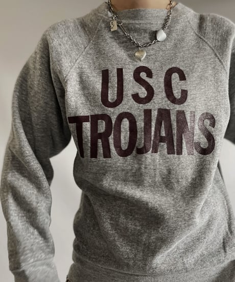 【USED】 USC trojans Raglan Sleeve Sweat  / 230916-040