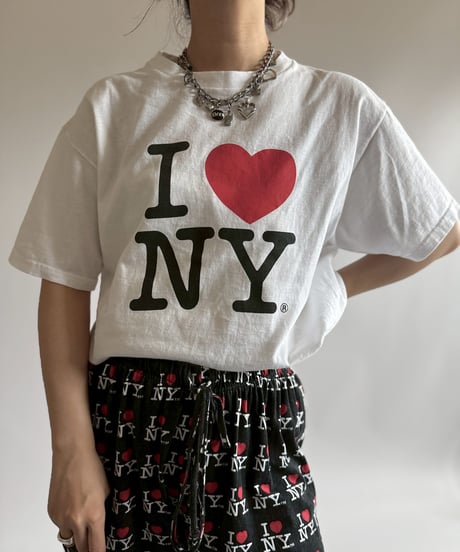 【USED】 Fruit of the Loom I ♡ NY   T-Shirt / 250719-026