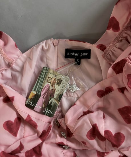 【USED】 sister jane Dead Stock Heart Pattern One-Piece / 260704-002