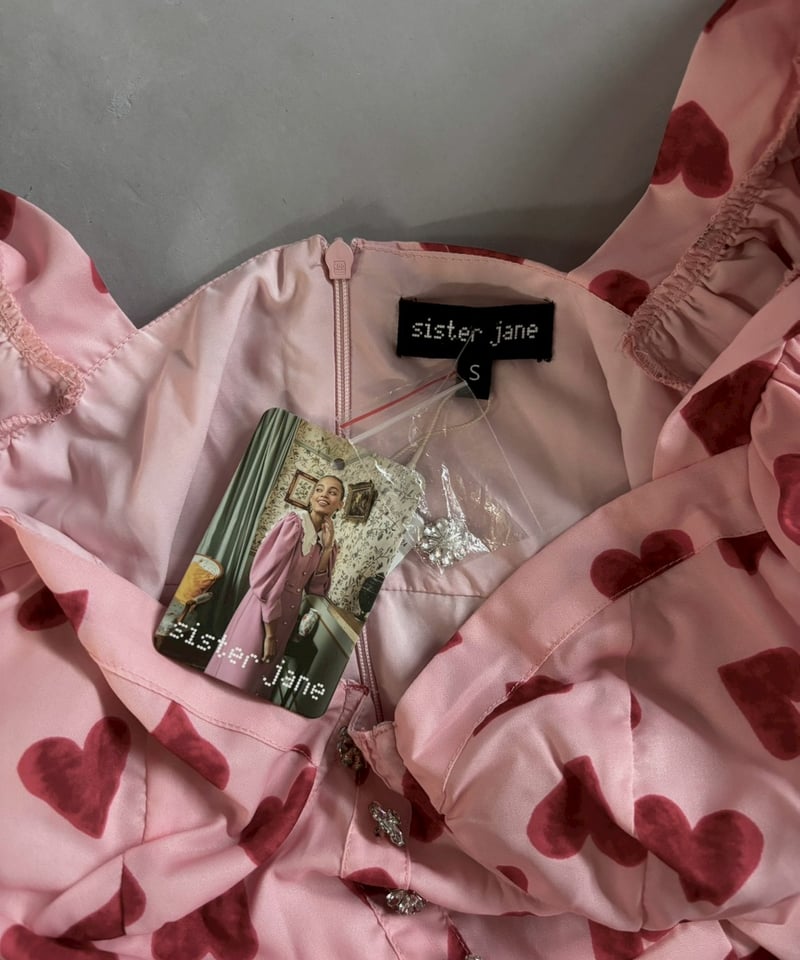 USED】 sister jane Dead Stock Heart Pattern One