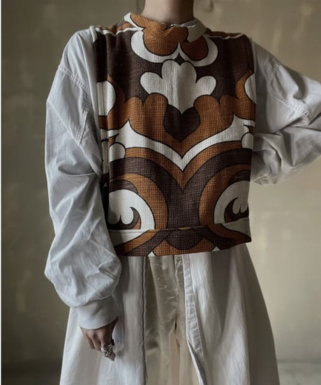 【RE;CIRCLE】 RE Curtain Vest/220226-010