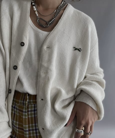 【USED】  J.C.Penney Acrylic Knit Cardigan / 221008-016