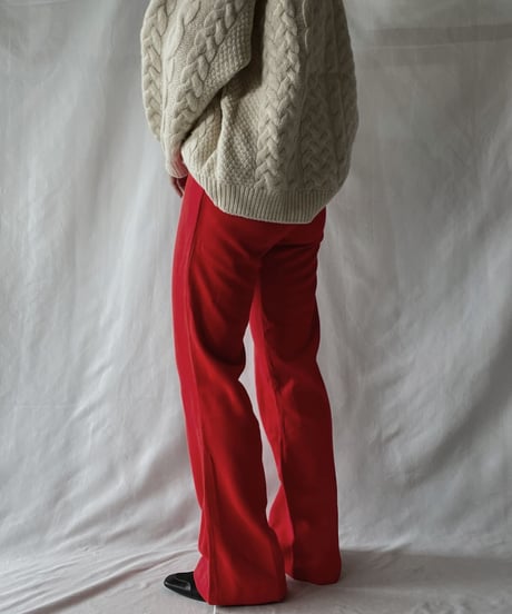 【USED】 Jersey Flare Pants/211028-023
