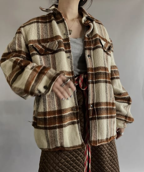 【USED】 Checked Zipup Jacket / 221210-024