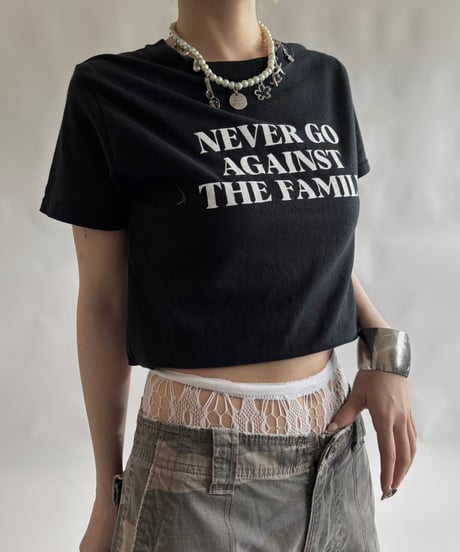 【USED】 RESIZED 00s NEVER GO AGAINET T-Shirt / 250830-003