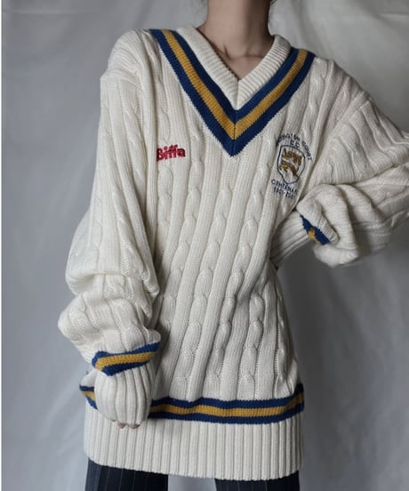 【USED】  Acrylic L/S Knit/220127-017