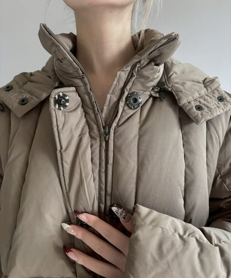 【USED】 Double Zip up Down Coat / 260131-006
