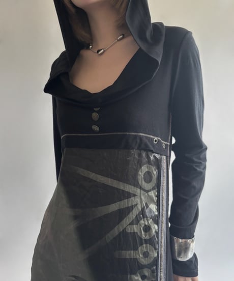 【USED】 L/S hooded design One-Piece  /250906-023