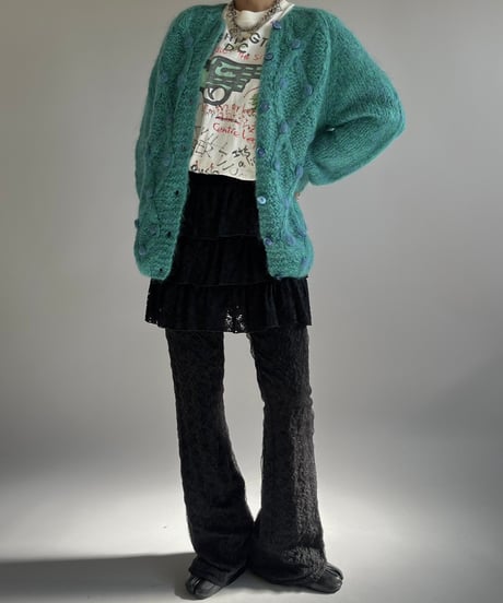 【USED】 Pattern Knit Cardigan /250111-011