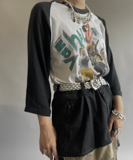 【USED】 80's VAN HALEN Raglan T-Shirt  /240606-001