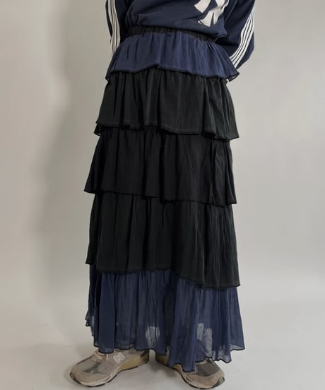 【RE;CIRCLE】 RE Indian Cotton Skirt / 220503-012