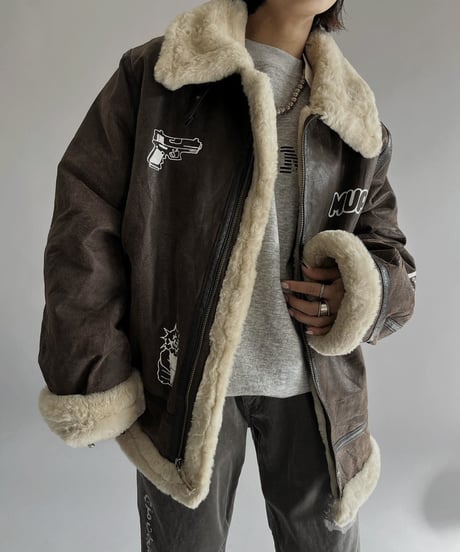 【Mashup Products】  Mouton Jacket/  240217-017