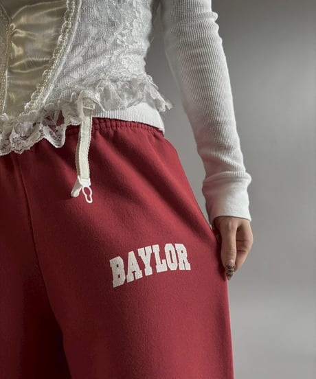 【USED】 Jerzees Cut Off Sweat Pants BAYLOR / 260207-002