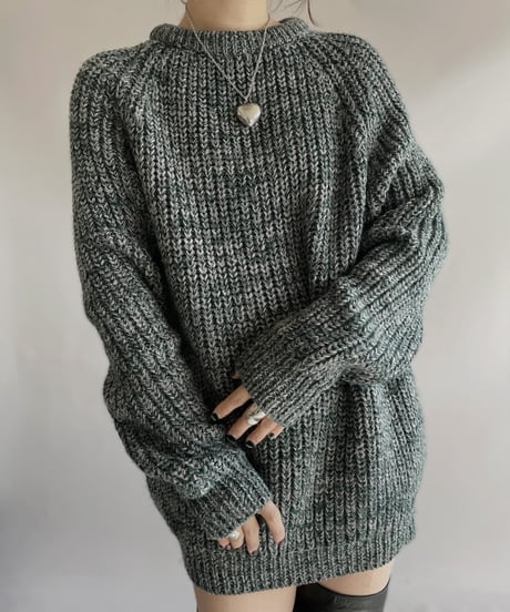 【USED】 Wool 100% Knit Top 231209-009