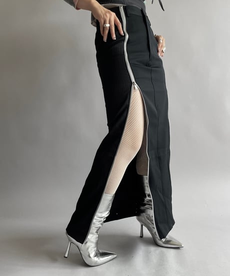 【RE;CIRCLE】 Re Front Zip Skirt/ 241003-013