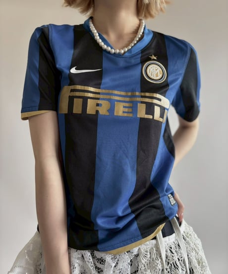 【USED】 Nike 08~09's INTER Soccer Shirt / 250607-008