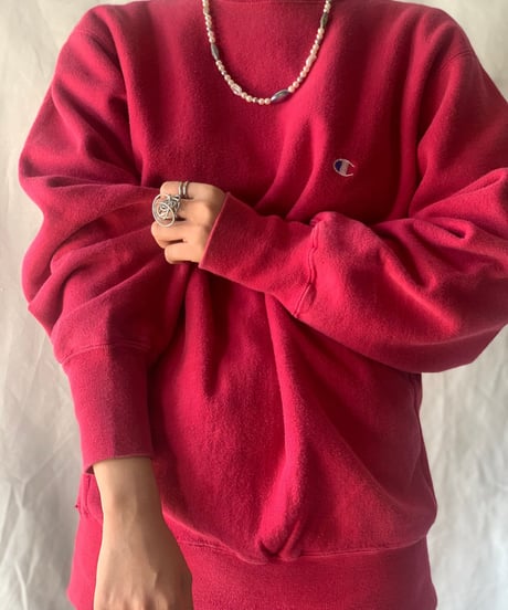 【USED】90's USA Champion Reverse Weave Sweat One Point /210213-010