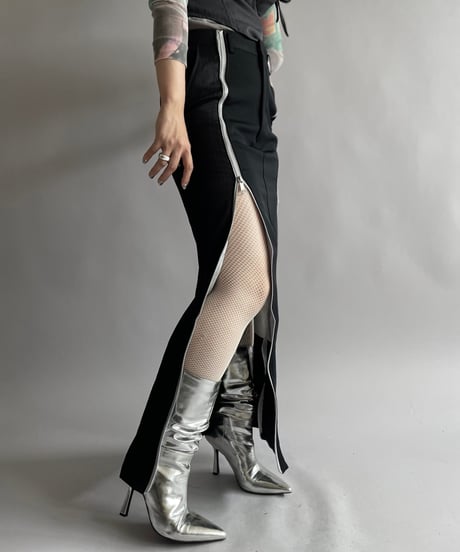 【RE;CIRCLE】 Re Front Zip Skirt/ 241003-013