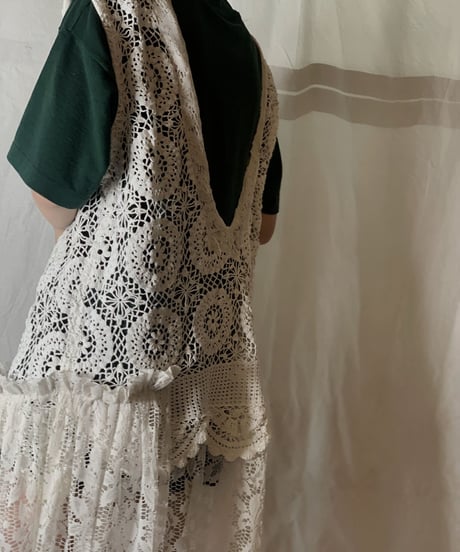 【RE;CIRCLE】 RE Lace N/S One-piece①/210714-005
