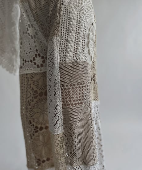【RE;CIRCLE】 RE Crochet Patchwork Pants / 220728-023