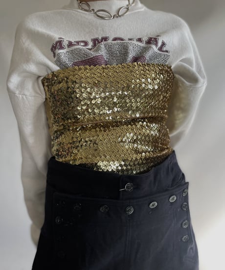 【USED】N/S Spangle Top / 231112-035