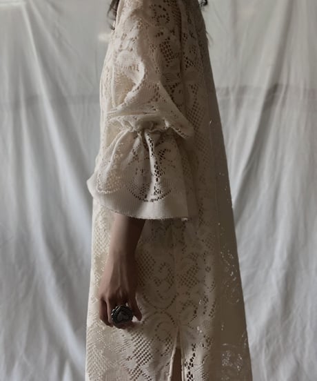【RE;CIRCLE】 RE Lace L/S Open Front One-piece②/210611-030