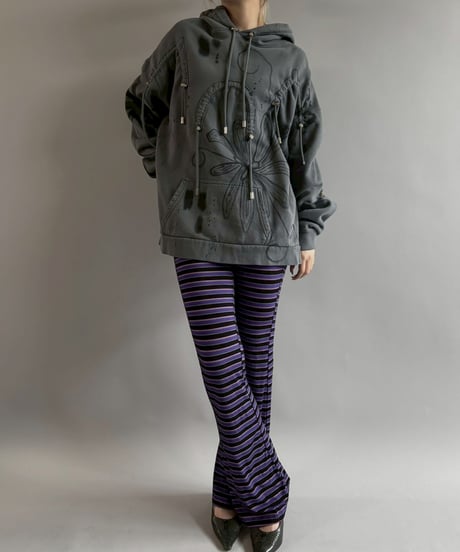 【USED】 I.AM.GIA Purple Stripe Design Pants / 251101-012