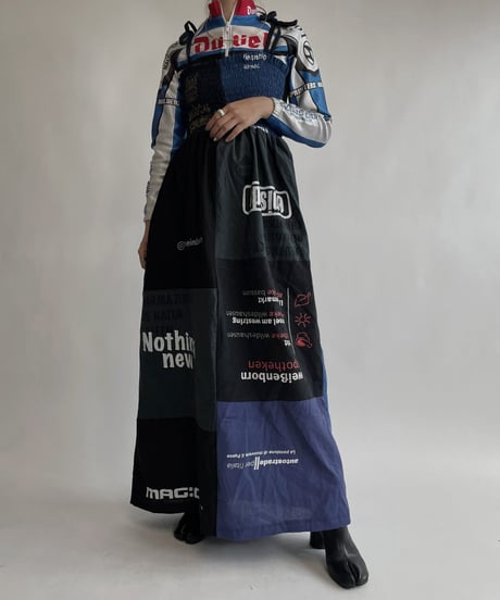【RE;CIRCLE】 RE Eco-Friendly Bag Shirring One-piece Black / 220825-015