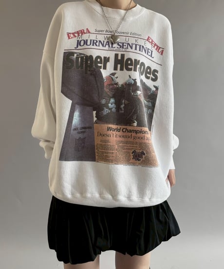 【USED】 90's Lee Super Heroes Sweat Top  /250927-020