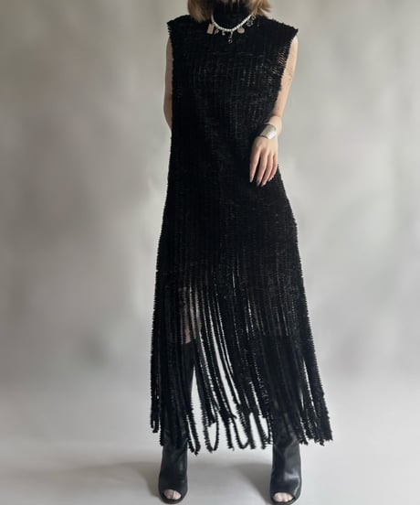 【USED】 N/S fringe One-Piece  /250906-014