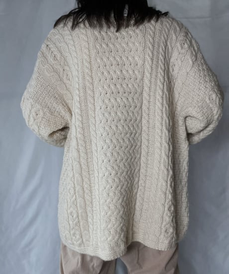 【USED】　Cable Knit Cardigan②/ 220120-048