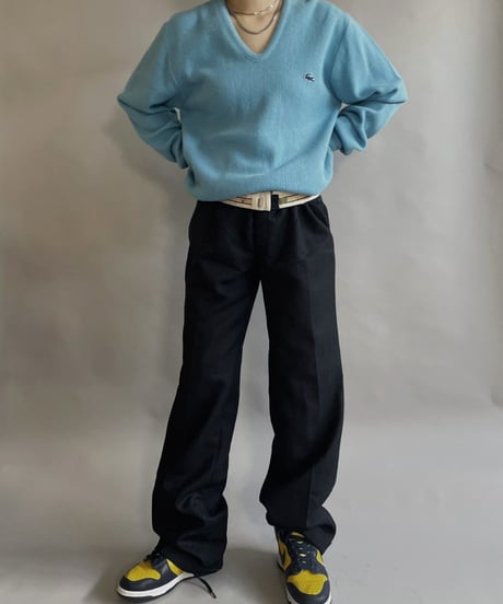 【USED】 IZOD Lacoste Acrylic Pullover Light Blue / 230204-004