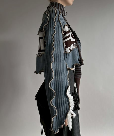【RE;CIRCLE】 RE Mellow Ribbon Knit Top + Tie / 260122-016