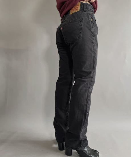 【USED】   Levi's Denim Pants 501 Black / 221203-006