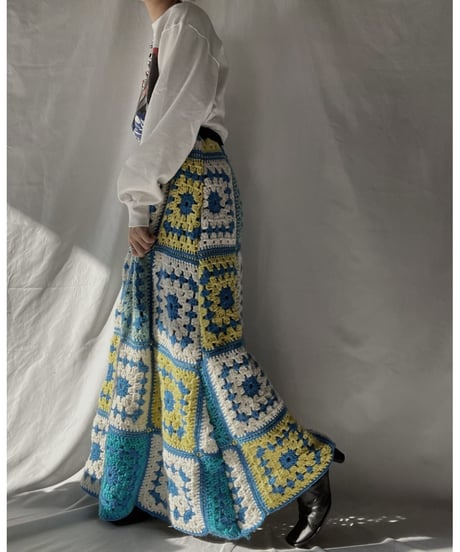 【RE;CIRCLE】 RE Granny Long Skirt⑦/211216-048