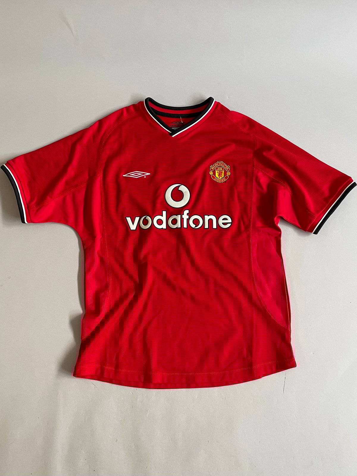 USED】UMBRO MANCHESTER UNITED Soccer Shirt /24 USED】UMBRO MANCHESTER UNITED Soccer Shirt /24