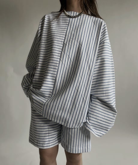 【RE;CIRCLE】 RE Netherlands Sheets Border Switch Shorts / 220423-005