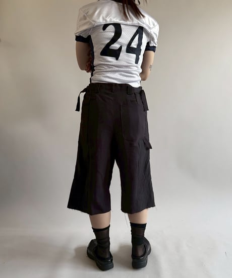 【RE;CIRCLE】 Re Suit Double Knee Shorts / 250612-006