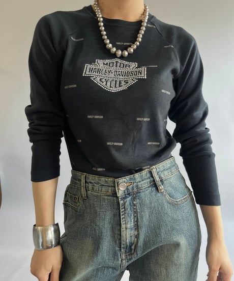 【USED】Made in USA HARLEY-DAVIDSON L/S T-Shirt /240824-044