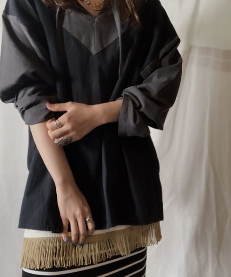 【RE;CIRCLE】RE Embroidery Ethnic Mexican Parker ①/210617-019